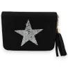 Schwarze Sternbrieftasche
