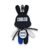 Figurine lapin noire en silicone de 8 × 4,8 cm