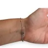 Bracelet Double Cercles en Acier Argenté | Design Épuré et Élégant