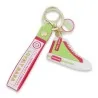 Chaussure miniature rose verte et blanche de 3 × 6 cm