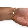 Bracelet LOVE Doré Strass | Bijou Fantaisie Élégant avec Fermoir Magnétique
