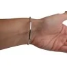 Bracelet Flèche d'Amour Argenté avec Cœur Strass | Bijou Romantique Tendance