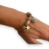 Vergoldetes Strass-Stern-Charmarmband | Eleganter Modeschmuck | Trendige Mode