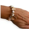 Armband Charm Stern Gold & Weiß | Eleganter Schmuck mit Anhängern