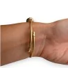 Pulsera Charm Corazón Cristal | Joya Elegante Negro y Oro | Moda Tendencia