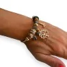 Bracciale Charm Albero della Vita Dorato | Gioiello Simbolico Elegante con Strass