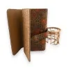 Cork Wallet with Multicolored Rosettes | Eco-Friendly Bohemian Design