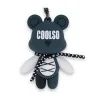 Ourson COOLSO gris foncé de 7,5 cm avec lanière