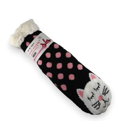 Flauschige Katzensocken