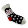 Calzini-pantofole in pile a pois: Comfort e stile per i tuoi momenti di relax