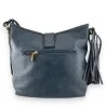 Elegante Bolso Bandolera Azul Marino con Borla | Moda Tendencia