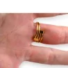 Golden Knot Ring in Steel | Elegant & Adjustable Design | Trendy Fashion