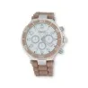 Montre ERNEST taupe avec bracelet silicone et boîtier de 39 mm