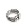 Anillo Sol Plateado de Acero | Joya Ajustable con Motivo Solar | Moda Tendencia
