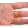 Goldener Design-Mehrfachring | Verstellbarer Schmuck aus Stahl | Trendige Mode