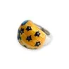 Handbemalter Fantasie-Ring - Elastischer Mehrfarbiger Handgefertigter Schmuck