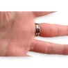 Anello Arabesco con Strass | Gioiello Regolabile in Acciaio Argentato | Moda Trendy