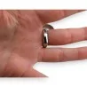 Anillo de fantasía plateado con estrás y piedras negras | Joya elegante ajustable