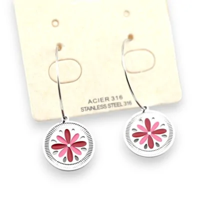 Boucle d'oreille acier...
