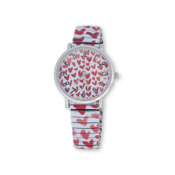 Women's elastic heart watch Ernest E64001-005