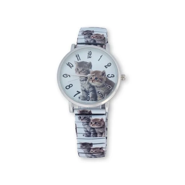 Reloj de mujer elástico gatos Ernest E64001-008