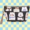 Trousse Maquillage Motif Ours Polaire | Pochette Cosmétiques Originale
