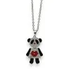 Collana fantasia panda con strass