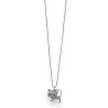 Collier Fantaisie Chaton Strass Argenté | Bijou Élégant Chat Brillant
