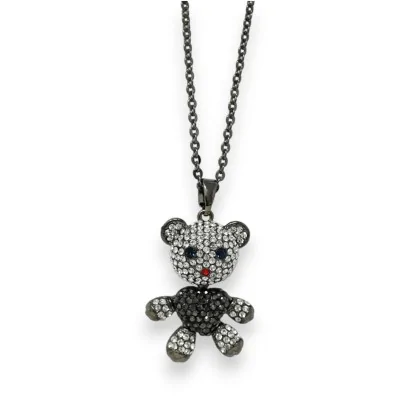 Collier fantaisie argenté...