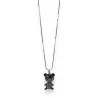 Collier Ourson Crystal Gris | Bijou Fantaisie Tendance | Mode Tendance