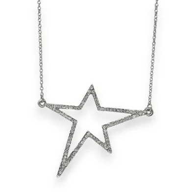 Collier fantaisie argenté...
