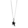 Collar de Fantasía Estrella Gris en Relieve - Diseño Moderno y Elegante | Moda Tendencia