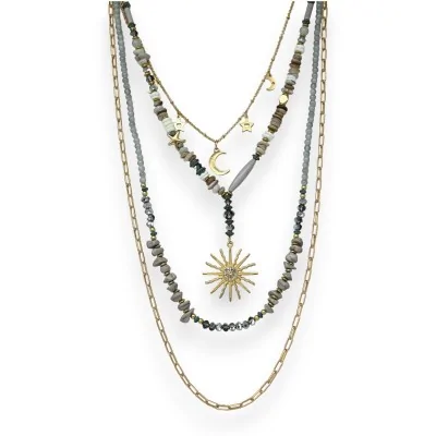 Collier fantaisie doré...