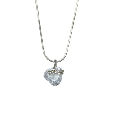 Collier fantaisie argenté...