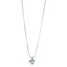 Collar de fantasía corazón cristal LOVE - Joya romántica San Valentín