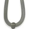 Collana Fantasia Argento Cuore Cristallo | Gioielli Eleganti per Donna