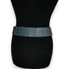 Elastischer Akkordeon-Gürtel in Jeansblau - Elegantes und bequemes Modeaccessoire