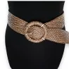 Cinto Trançado Decorativo Efeito Vime | Acessório de Moda Elegante