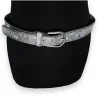 Cintura da donna borchiata argento effetto invecchiato | Stile rock & vintage | Moda Tendenza