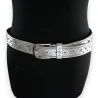Cintura borchiata a stella da donna argentata | Accessorio moda rock chic