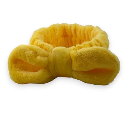 Faixa de maquiagem acolchoada amarela