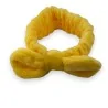 Gelbes, gepolstertes Make-up-Stirnband | Praktisches und elegantes Beauty-Accessoire