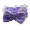 Elegantes Lavendel-Stirnband mit Lochstickerei | Trendige Mode