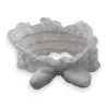 Bandeau à maquillage blanc broderie anglaise | Accessoire beauté élégant