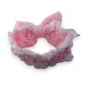 Fascia per trucco rosa chiaro con ricamo inglese | Moda Trendy