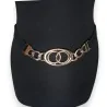 Cintura Elastica da Donna con Anelli Dorati | Accessorio Moda Regolabile