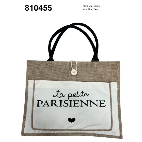 Sac cabas tote bag La Petite Parisienne