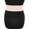 Cinturón elástico para mujer beige | Gran hebilla dorada de moda | Moda Tendencia