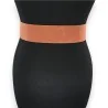Cintura Elastica Donna Fantasia Cammello con Fibbia Quadrata | Moda Trendy