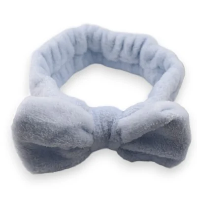 Sky blue makeup headband for women